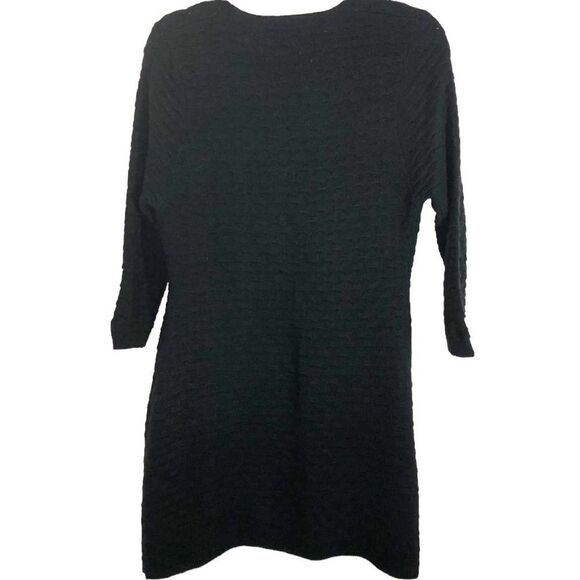Elodie black sweater dress, size large - Picture 4 of 8